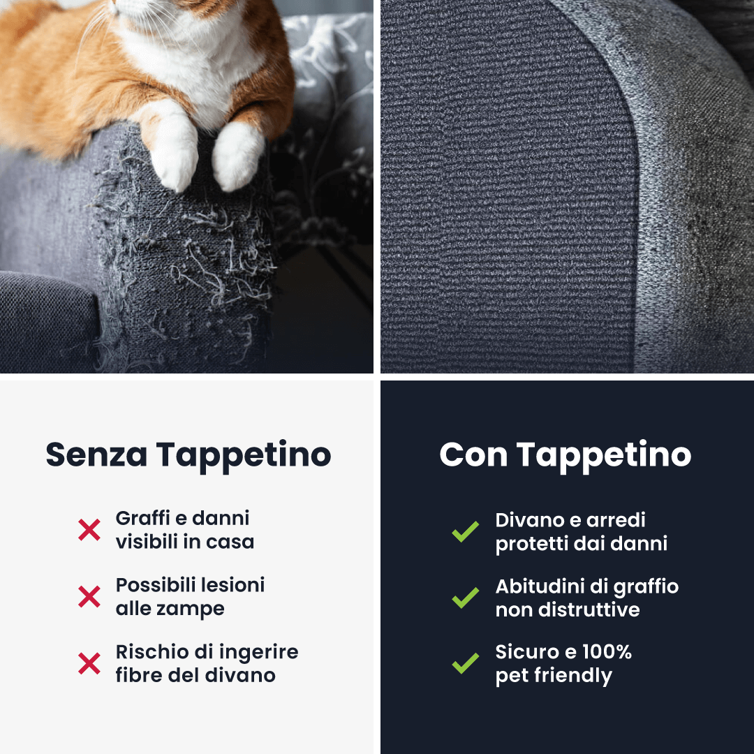 Protezione Adesiva dai Graffi dei Gatti